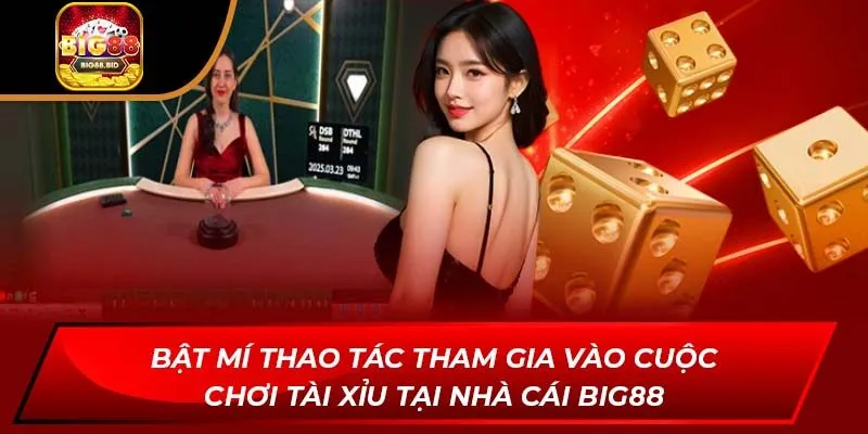 Bật mí thao tác tham gia vào cuộc chơi Tài Xỉu tại nhà cái Big88