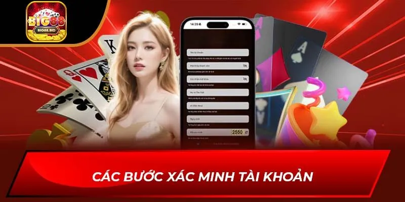 Các bước xác minh tài khoản