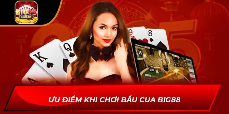 Ưu điểm khi chơi Bầu Cua Big88